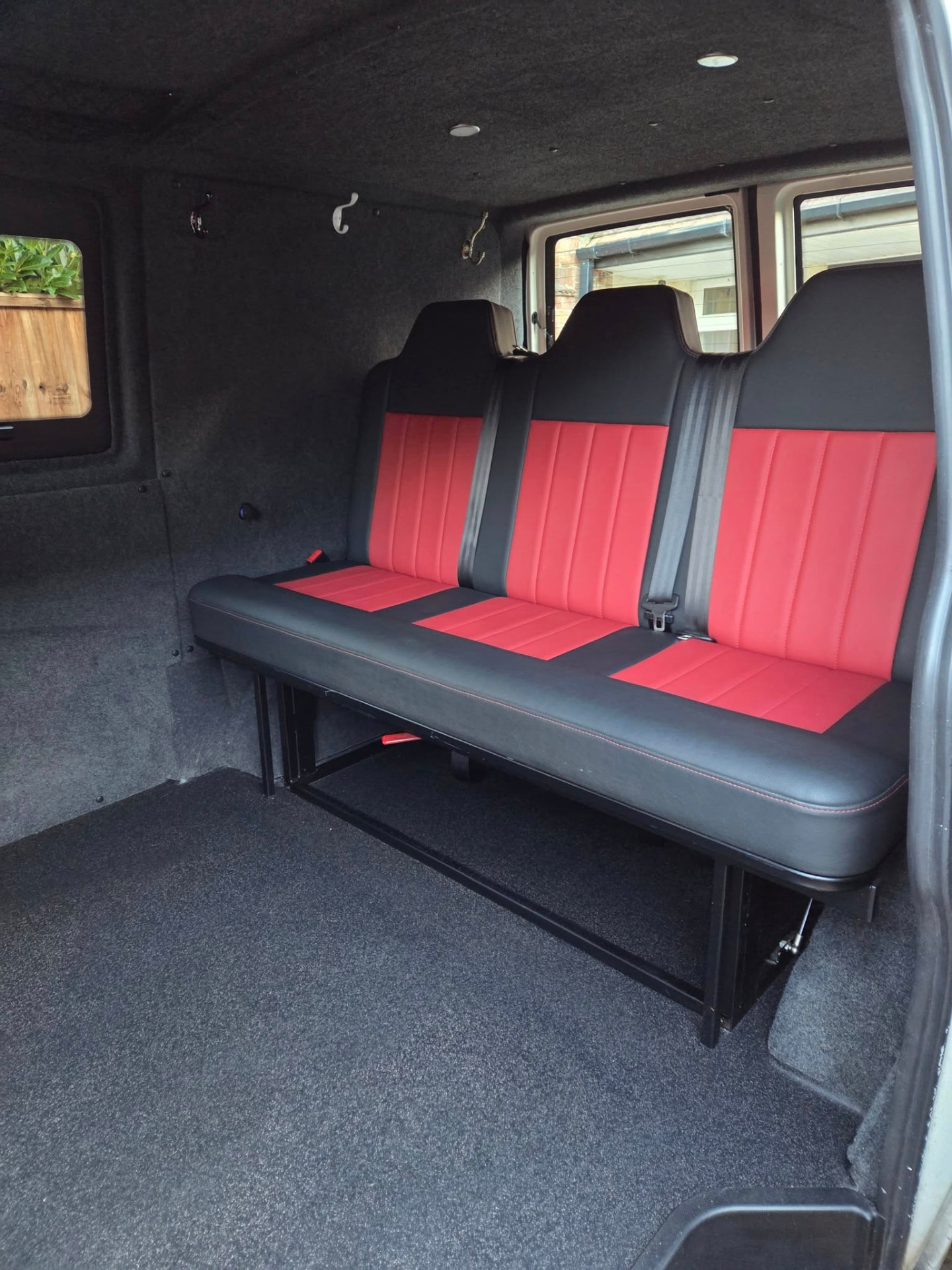 Commercial van interior after a full deep clean