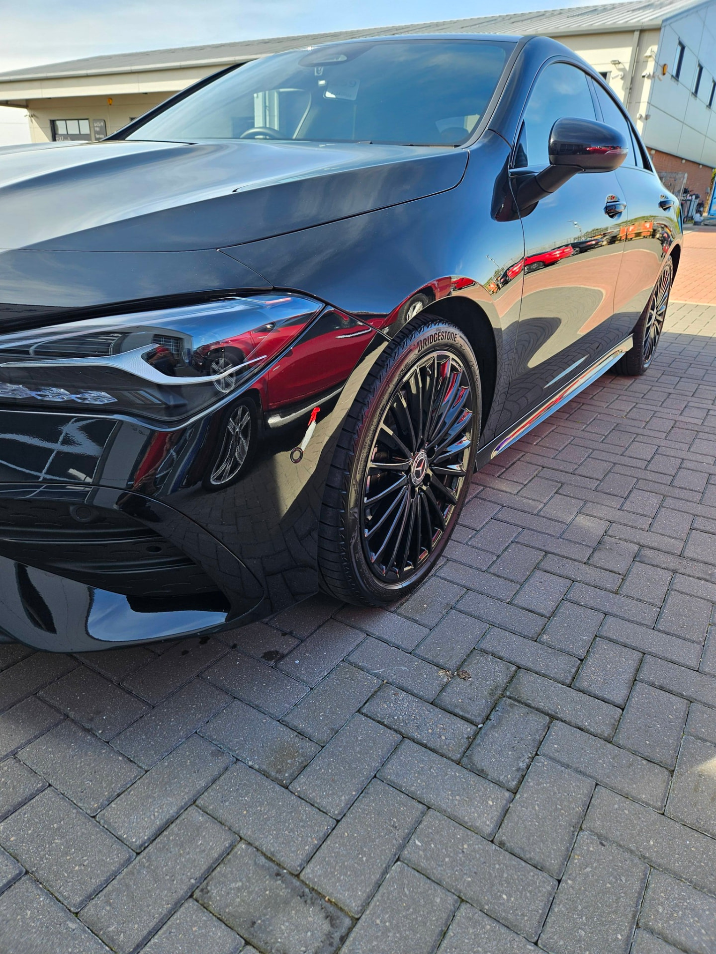 Mercedes CLE paintwork reflecting cleanly after correction